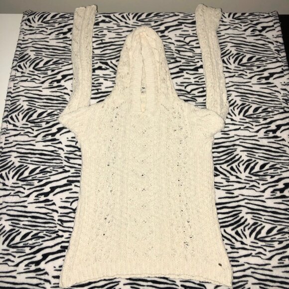 y2k style cream knit sweater - Picture 4 of 8